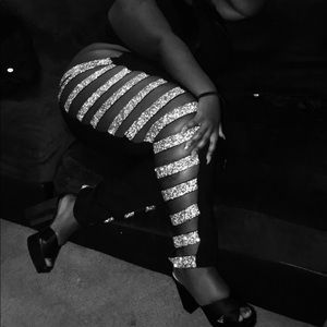 Lace me up party pants